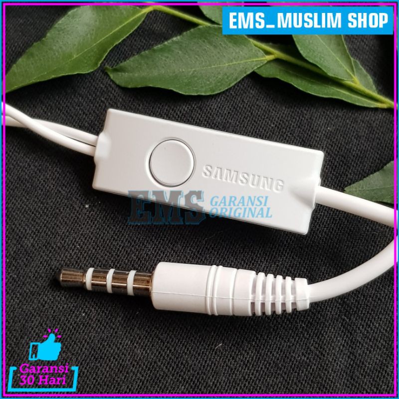 Earphone Headset Samsung Galaxy ORI 100% Mic Made In Indonesia Non Karet