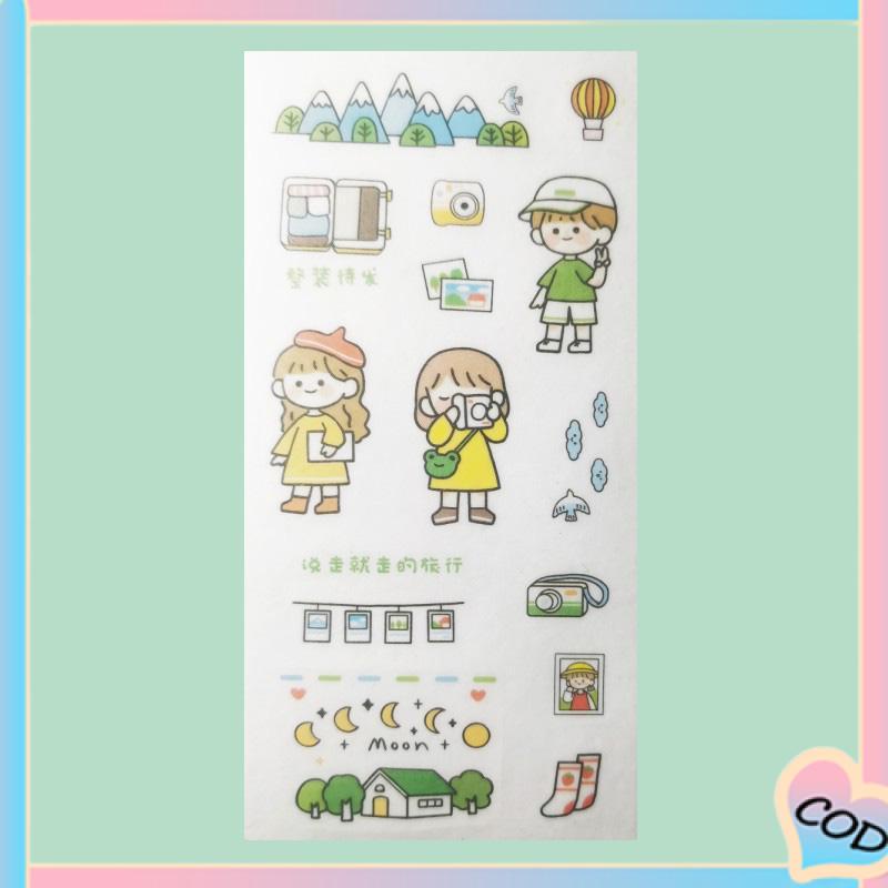 COD❤️ Stiker Motif Emoji Untuk Dekorasi Handphone / Diary DIY-A.one