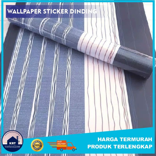 Wallpaper Dinding Sticker Walpaper Stiker Motif Alur Hijau,Navy,Hijau Berserat