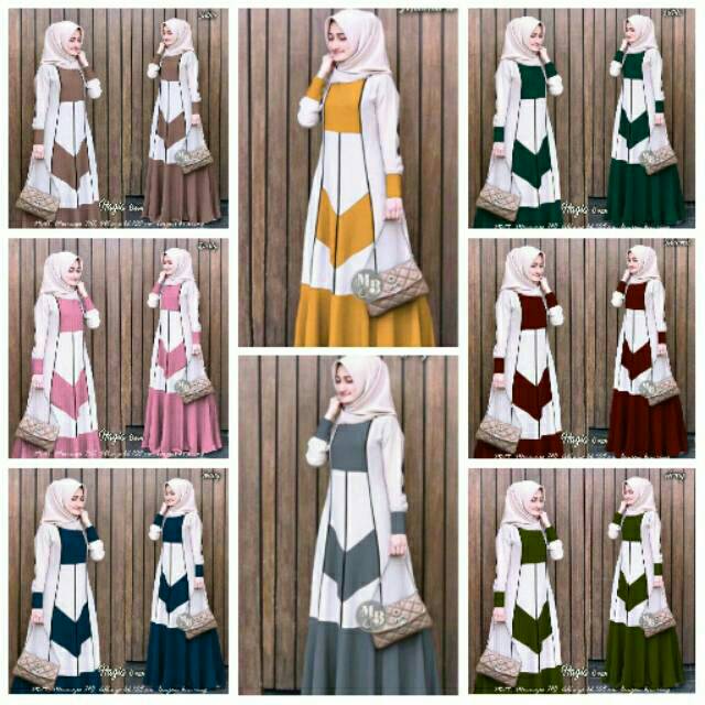 HAGIA GOWN ORI HIGH QUALITY | GAMIS SYARI | GAMIS TERLARIS | GAMIS TERBARU TERMURAH