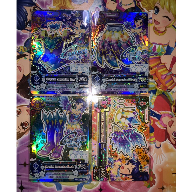Kartu Aikatsu Premium BEST Version Crystal Aquarius FULL SET