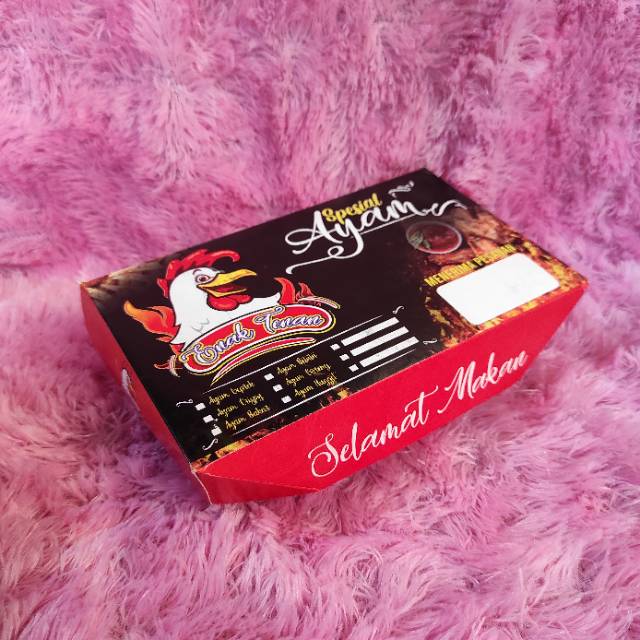

Lucu Box Ayam Geprek/ Ayam Crispy/ Ayam Goreng/ Ayam Bakar