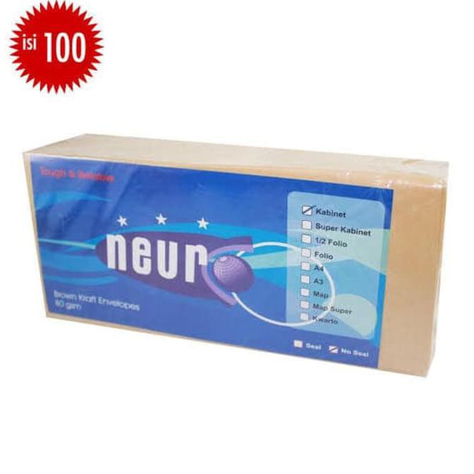 

Amplop Coklat Ukuran Cabinet Neuro ( 11 x 24 cm ) NO SEAL TERUJI