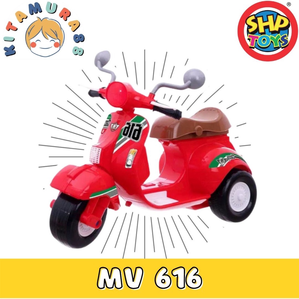 Mainan Anak Tunggang Veespa Cantik - SHP TOYS - MV 616