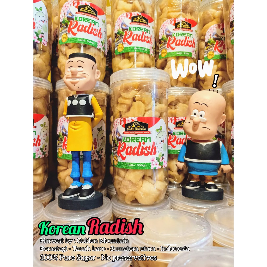 

KOREAN RADISH/ Asinan LOBAK PUTIH (Cai Po Asin Manis)