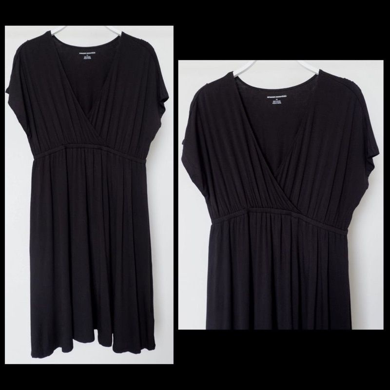 dress super jumbo Amazon essential hitam