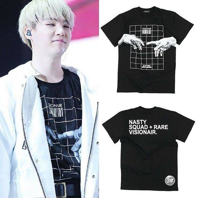 Kaos bangtanboyss suga baju bangtanboyss suga tshirt bangtanboyss suga vision