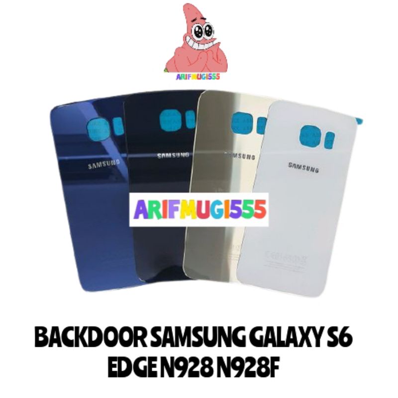 BACKDOOR BACKCOVER KESING CASING HOUSING SAMSUNG GALAXY S6 EDGE N928 N928F ORIGINAL TUTUP BELAKANG