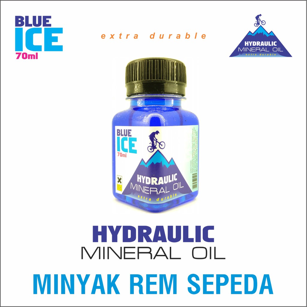 Hydraulic Mineral Oil Sepeda Blue Ice 70ml for shimano tektro maguro xl