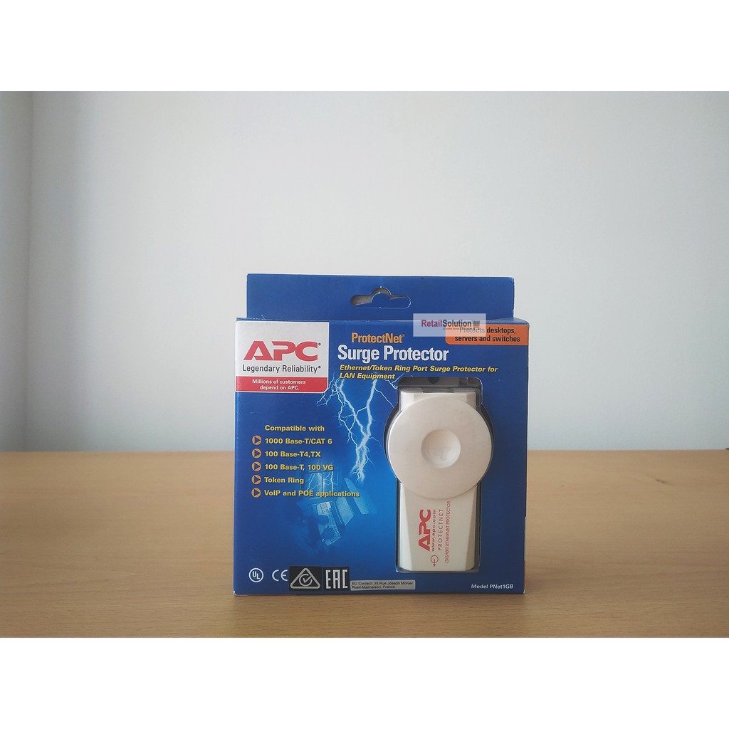 APC PNET-1GB Surge Protector Gigabit Base-T Ethernet - Penangkal Petir