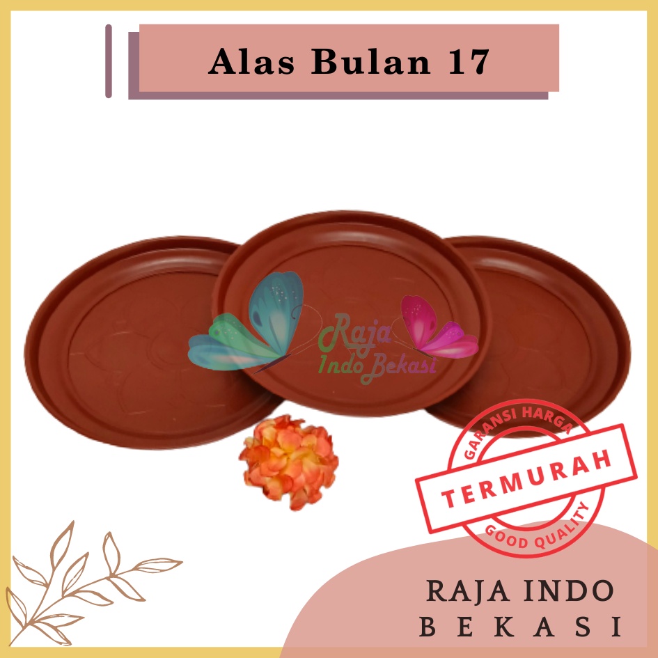 Tatakan Polos Alas Bulan 17 Merah BataTerracota Terracotta Merah Coklat By Garden Of Love Untuk Pot Tawon 18 21 Putih Pot Pirus Tawon