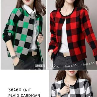 plaid cardigan womens