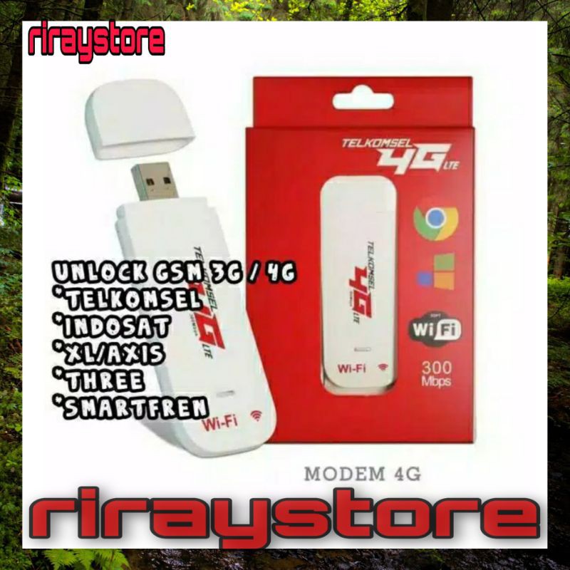 MODEM 4G LTE WIFI MODEM TELKOMSEL 4G LTE Dongle wifi kecepatan 300mbps dan 500mbps