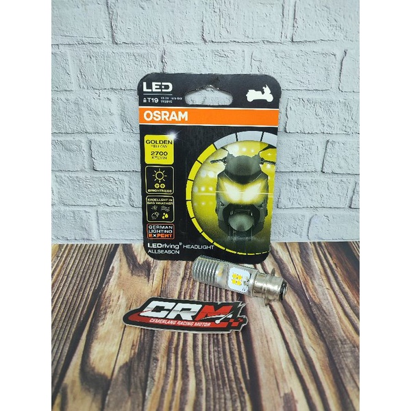 Lampu Osram LED Motor T19 Kuning