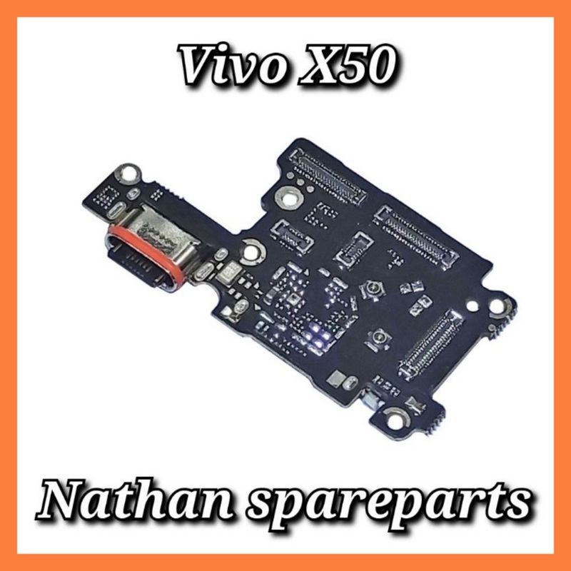 BOARD PAPAN KONEKTOR CONEKTOR CHARGER VIVO X50 PLUG IN MIC