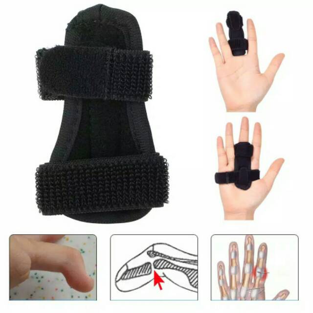 Finger splint / brace pangkal jari dan ruas ruas jari pasca cidera