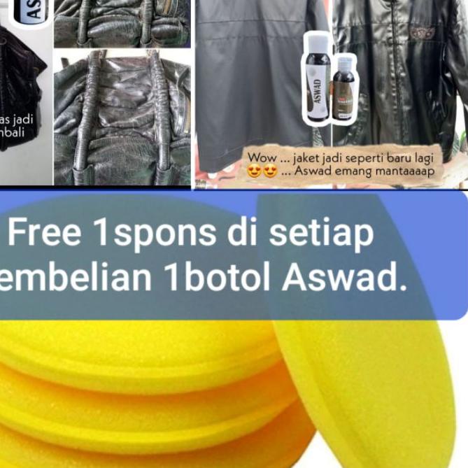 ◘ Aswad Semir Hitam Serbaguna |Ban Body Motor,Mobil | Sepatu Tas| Jaket Kulit| Dompet Kulit ☀