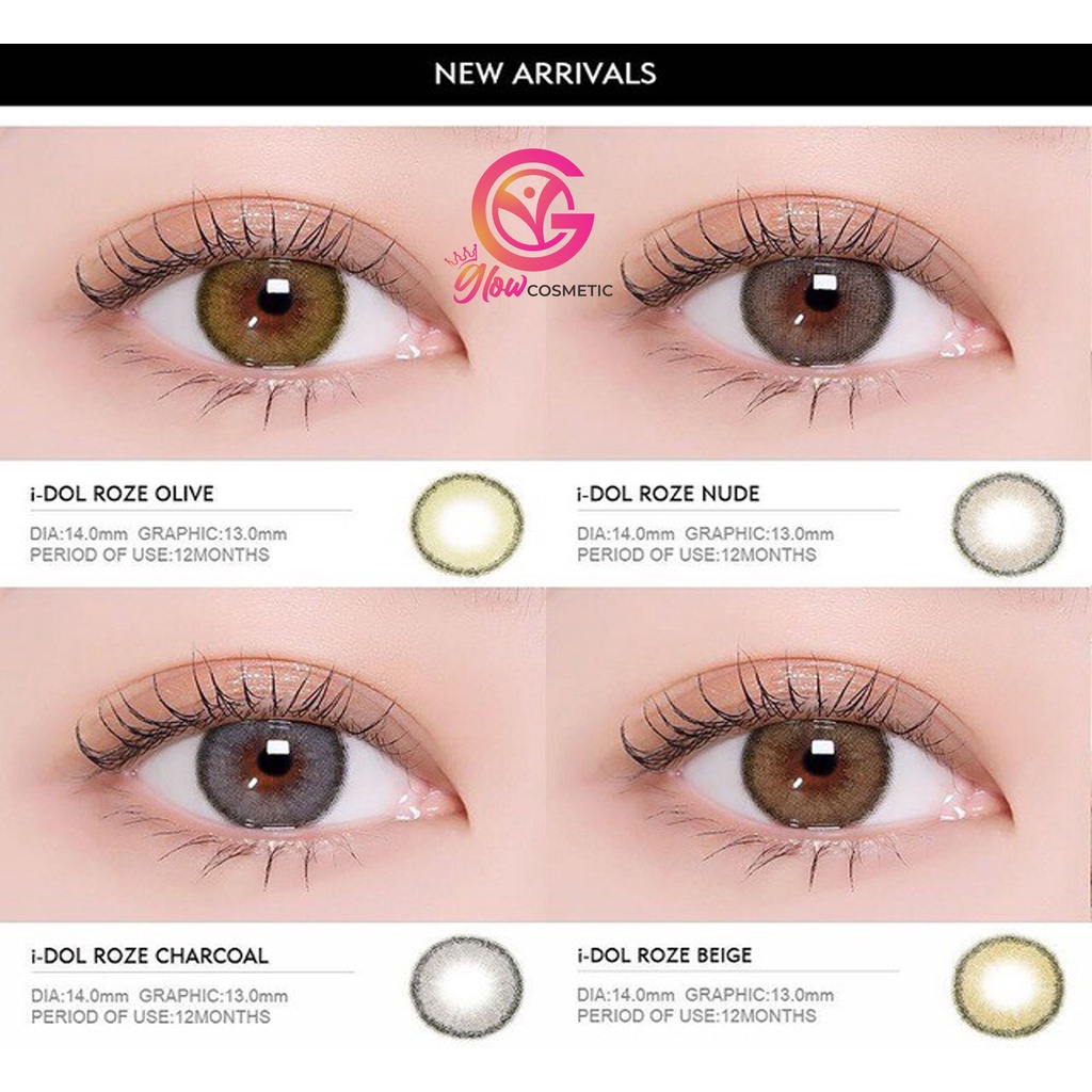 SOFTLENS URBAN FACTORY I-DOL ROZE 14.5 MM