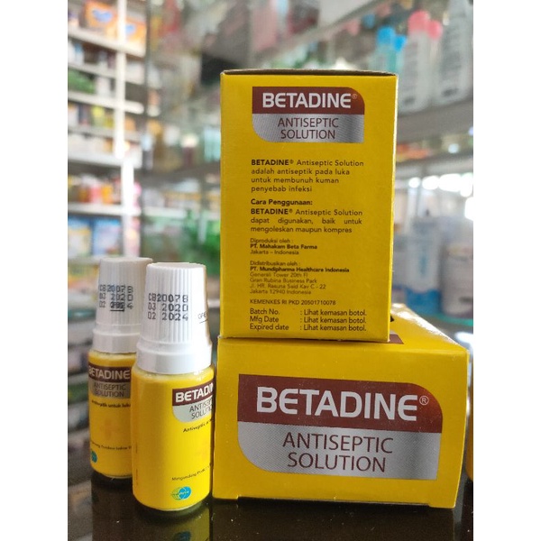 BETADINE SOLUTION 5 ML Betadin