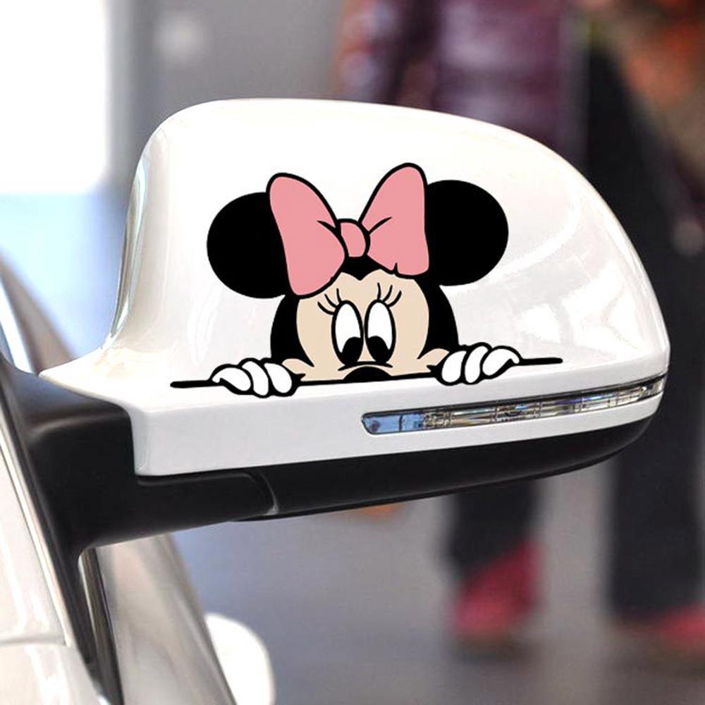 Stiker Gambar Kartun Tikus Lucu Untuk Kaca Spion Mobil Shopee