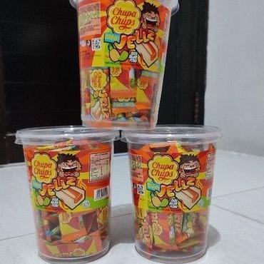 

TERBARU Chupa Chups Jellz Permen Rasa Rujak 1 toples isi 50pcs 3NY#