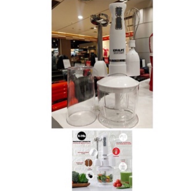 Hand Blender & Chopper Set Idealife Original