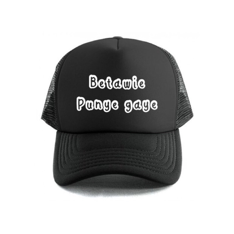 Topi Trucker Custom BETAWI PUNYA GAYE