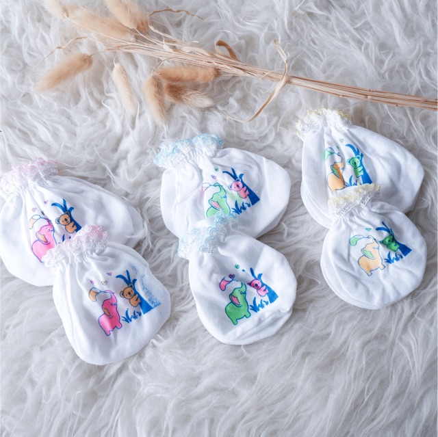 Mittens / Sarung tangan Bayi Set Okiyo Mega - Sarung tangan bayi IMPORT Murah, untuk cewe dan cowo