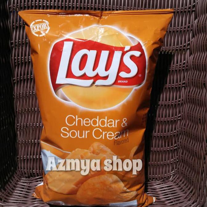 

Dijual Lay'S Potato Chips Cheddar&Sour Cream-Lays Potato Chips 184Gr Terlaris