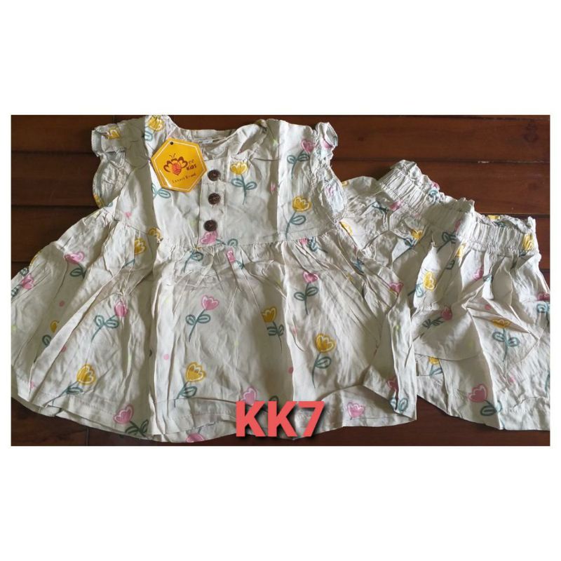 Setelan anak perempuan 1-5 tahun bahan rayon