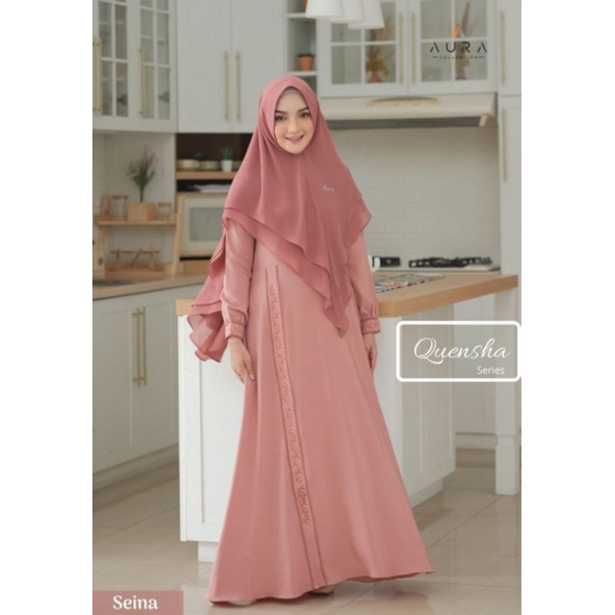 gamis dress syar'i QUENSHA aura