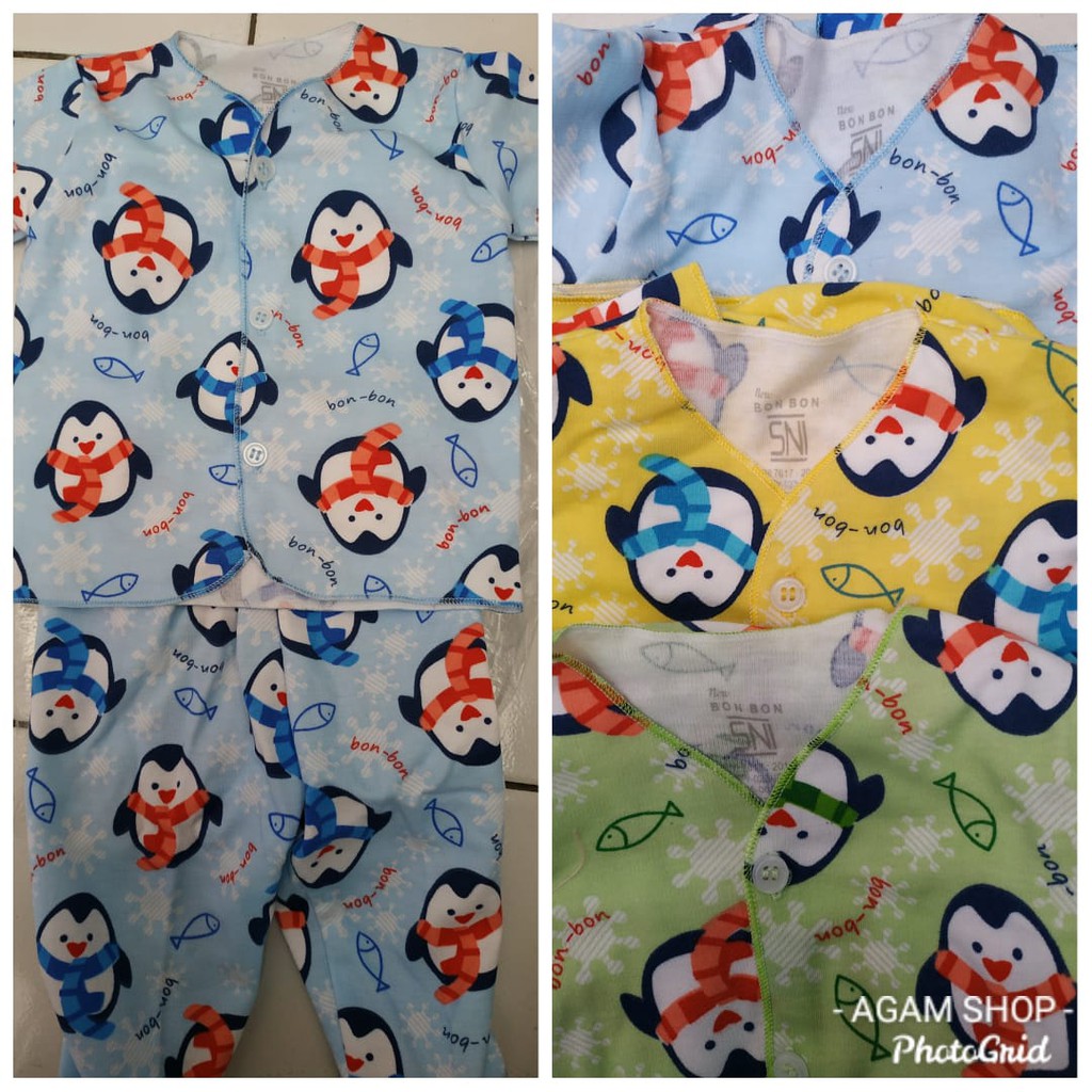 Baju setelan BonBon bayi 0-3 bulan new born