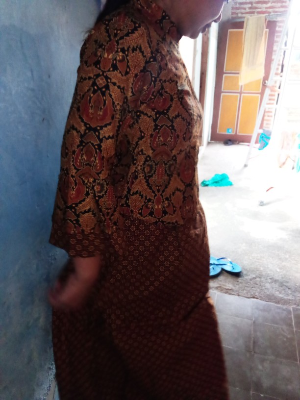 Gamis Batik Peplum Sogan Nyaman Di Pakai
