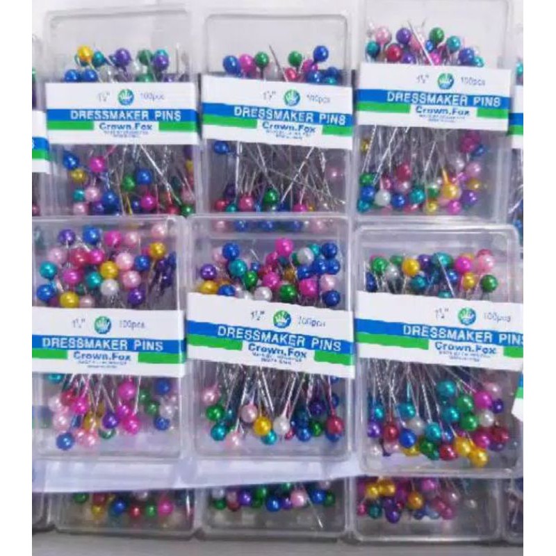 

Jarum pentul mika kotak besar isi 20 kotak(1 Box total isi 2000 pcs jarum)