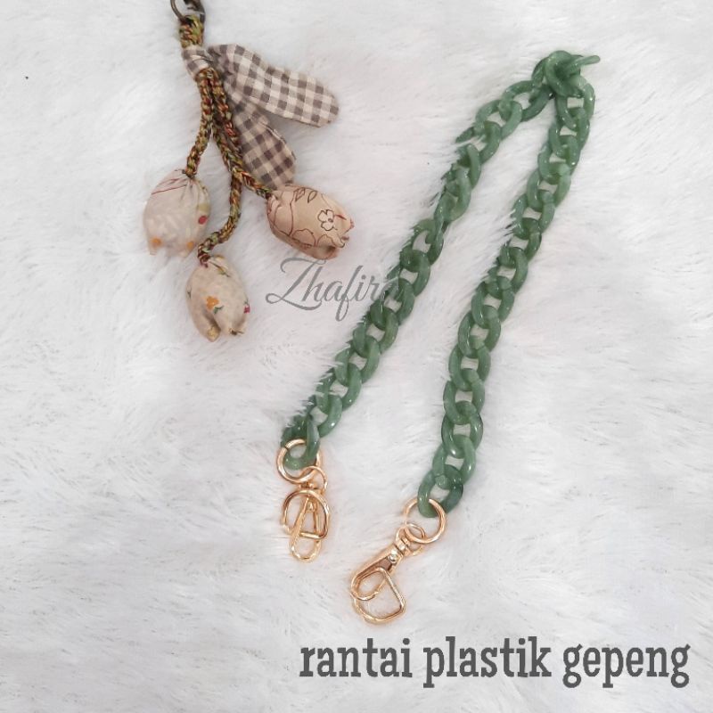 Rantai tas, rantai tas plastik gepeng