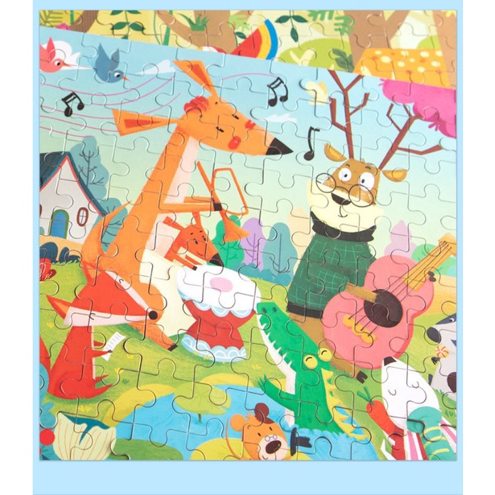 120 pcs jigsaw puzzle / puzzle anak / tinbox puzzle