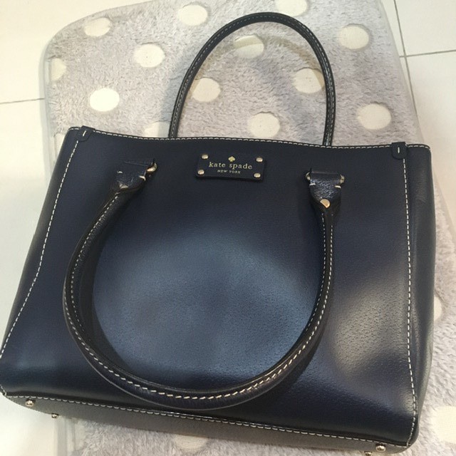 Kate Spade Medium Navy Blue Tote HandBag