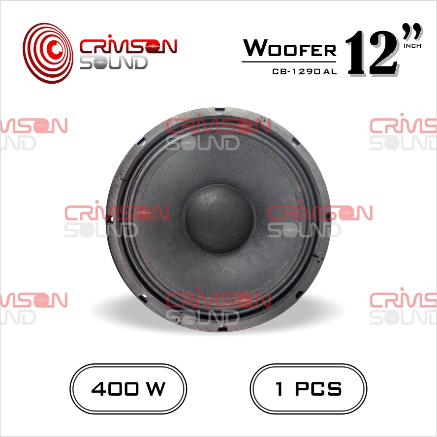 SPEAKER WOOFER 12 INCH COBRA BLACK MAGIC CB- 1290 AL