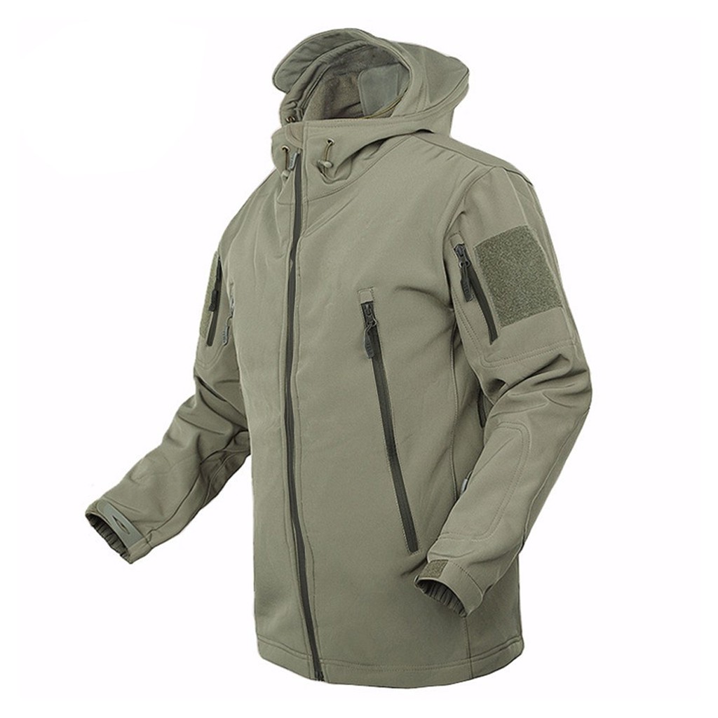 Jaket Bravo Indonesia Import Pak Jokowi Warna Army Tactical Water Proof Bahan Sharkskin