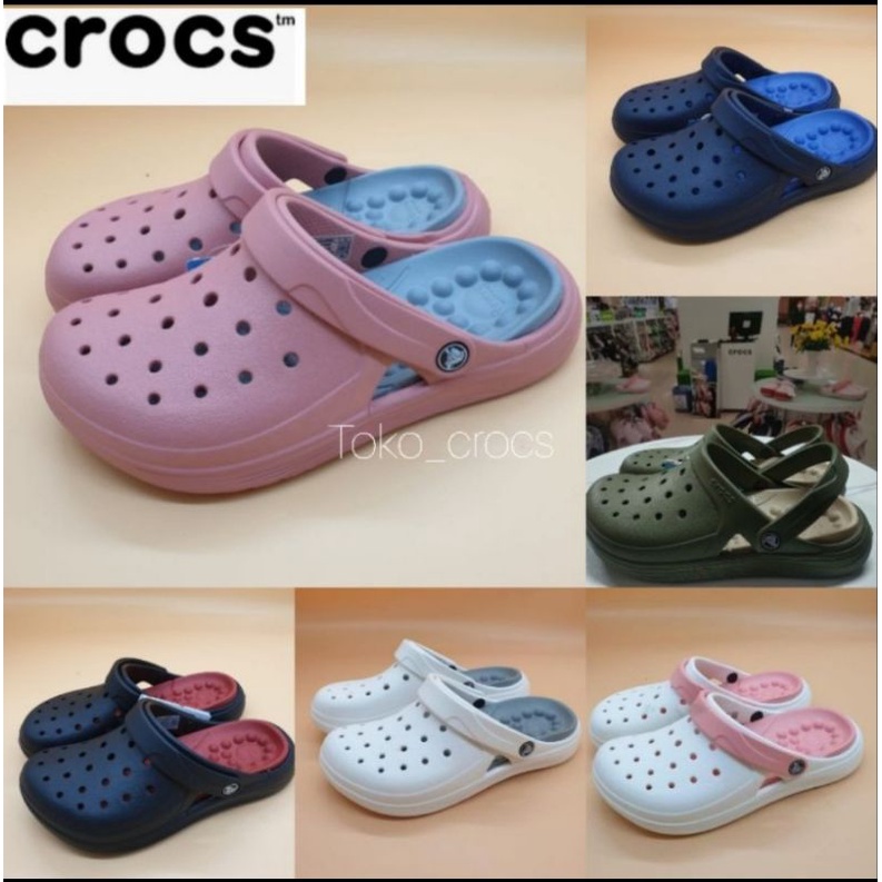 Crocs Reviva Clog unisex / Crocs Reviva / Sandal wanita / Sandal pria