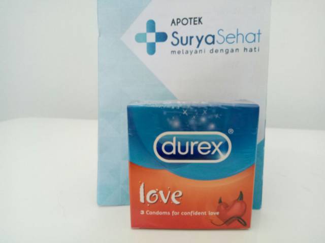 Durex Kondom 3s/12's - Kondom Durex 3s / 12s- Durex isi 12