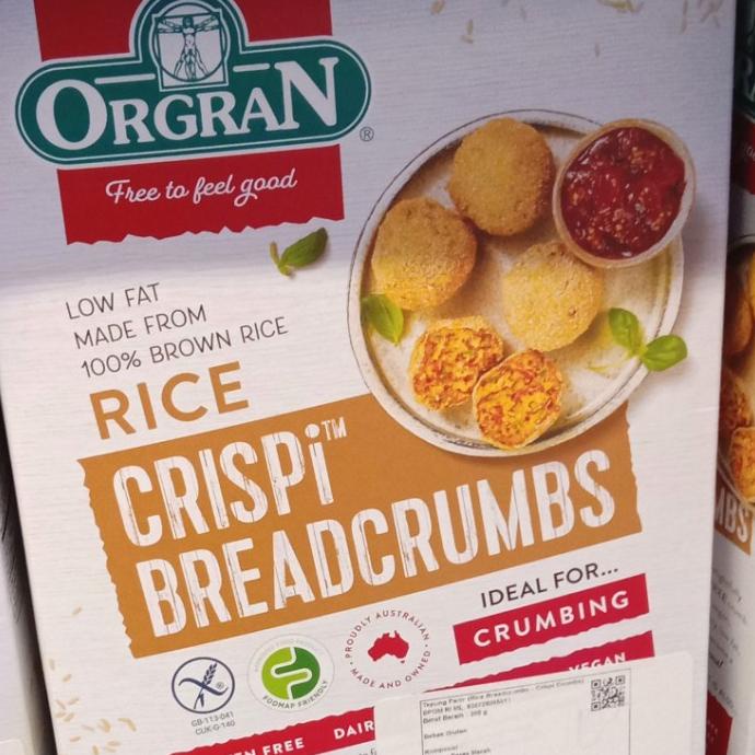 

TERBARU Rice crispy breadcrumbs/Orgran gluten free 300 gr