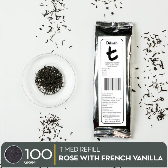 

[COD] Dilmah T Med Refill Rose With French Vanilla 100gr - Loose Tea [COD]