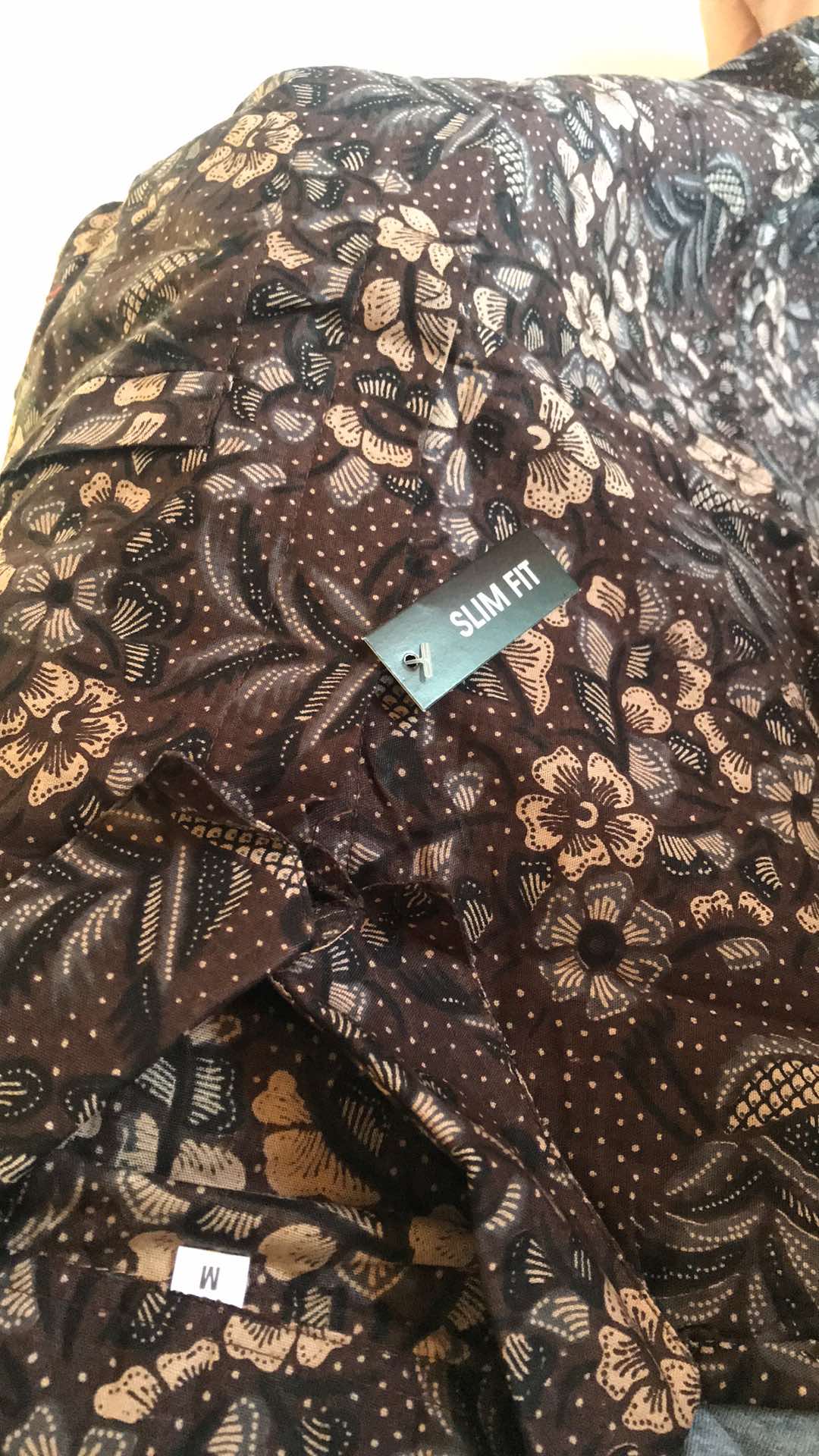 New Kemeja Batik Slimfit Modern Exclusive Original Butik Atasan Batik Seragam M-l-xl