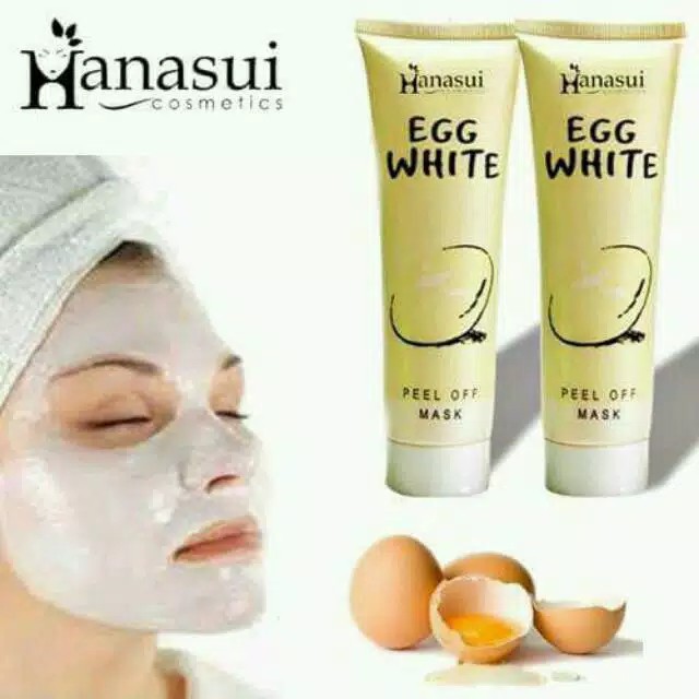 HANASUI Egg White Peel Off Mask Hanasui 80 Gram