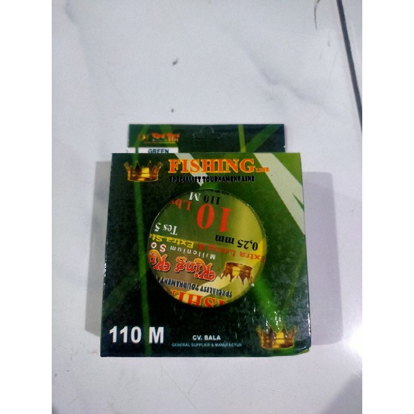 Senar pancing King Kura Millenium Soft ( tersedia ukuran 4Lb, 5Lb, 6Lb, 8Lb, 10Lb )