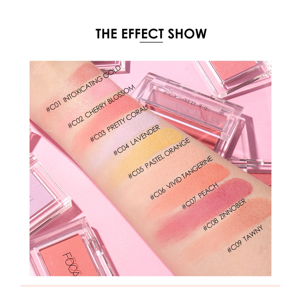 (READY &amp; ORI!) Focallure Sugar Fresh Blush Flesh Pressed Powder FA77 FA 77 waterproof terbaru viral single