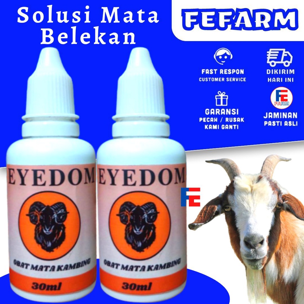 Tetes Mata Kambing Domba Sapi Belekan Aman Untuk Cempe Pedet FEFARM