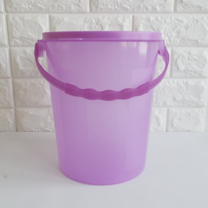 Toples Gagang 6 Liter / Toples Plastik Bulat Gagang / Warna Warni / Toples Murah