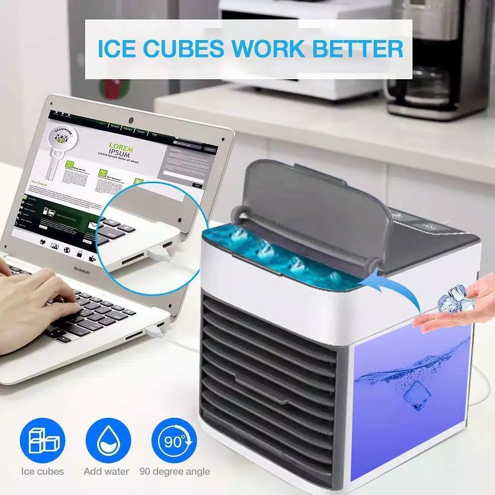 AC Mini AC Portable USB ORIGINAL import Arctic Air Ultra 2X Cooling Power Air Cooler AC Portabel